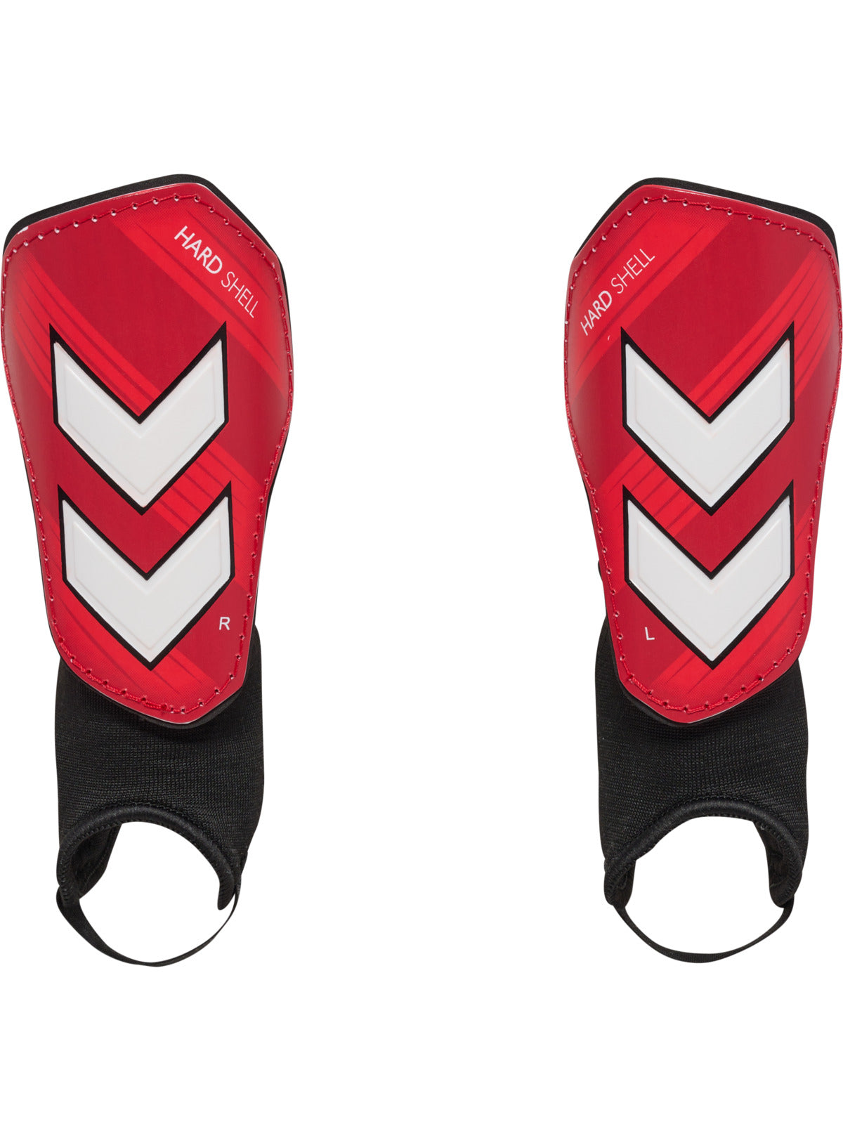 HMLSHIN GUARDS HARD SHELL POMPEIAN RED