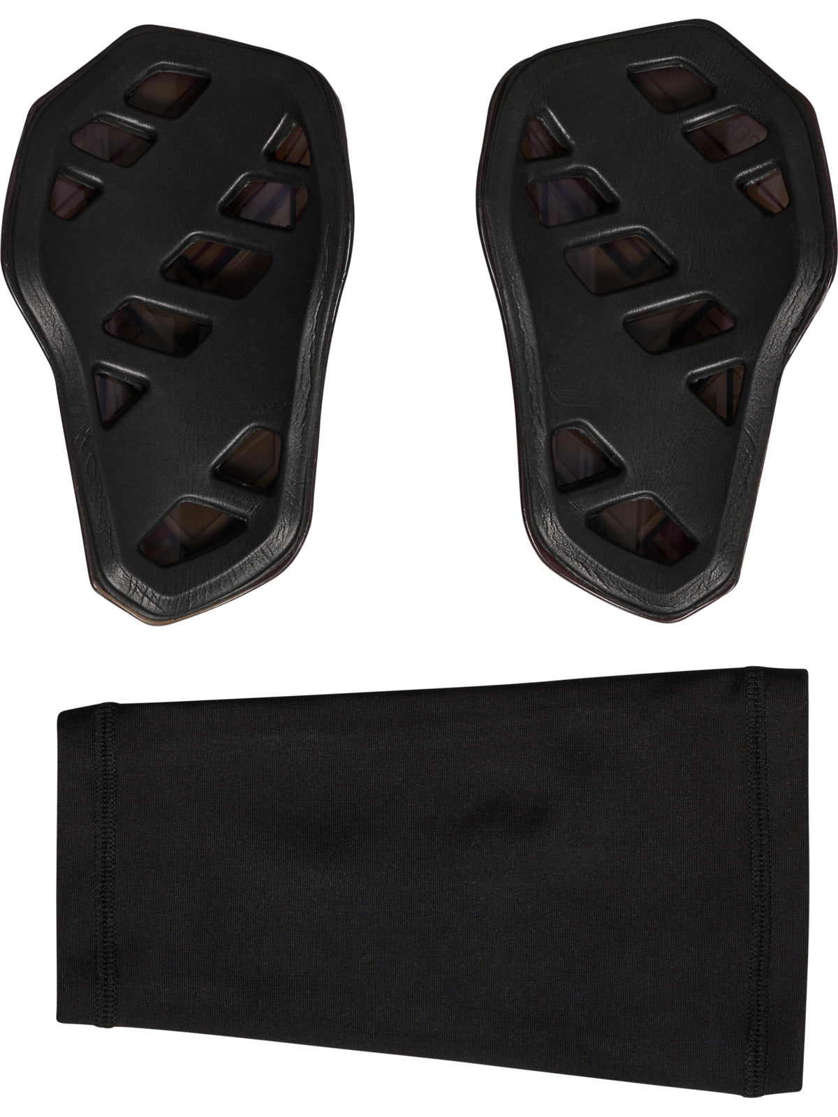 HMLSHIN GUARDS HYPER FIT POPPY RED/TRANSPARENT