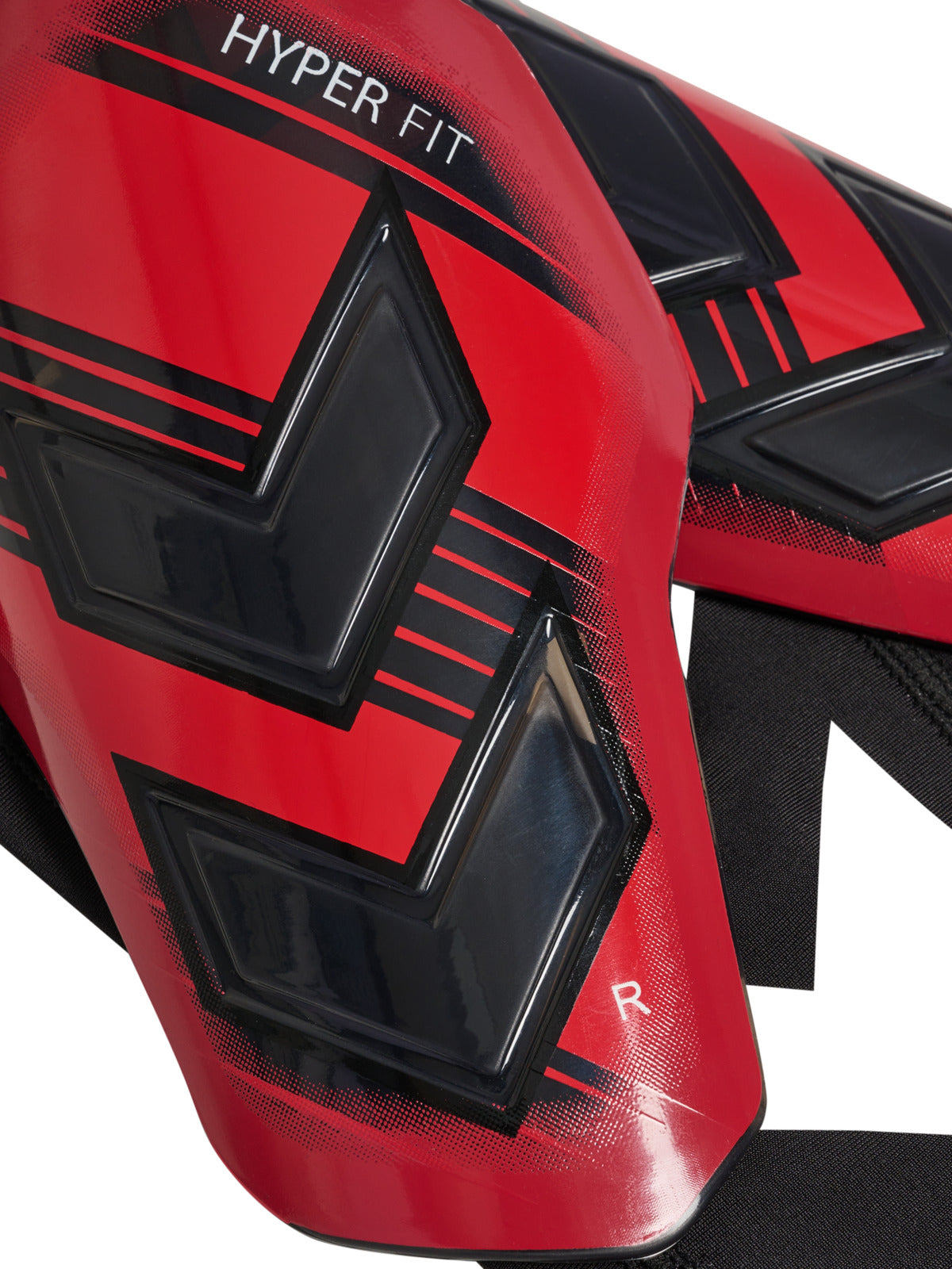 HMLSHIN GUARDS HYPER FIT POPPY RED/TRANSPARENT