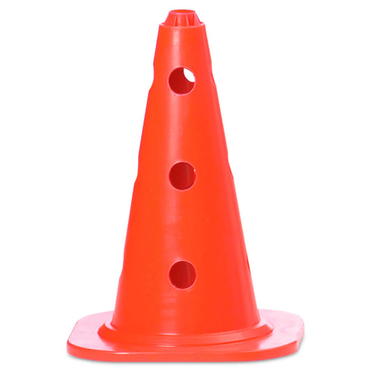 Marking cone w/holes red 34 cm