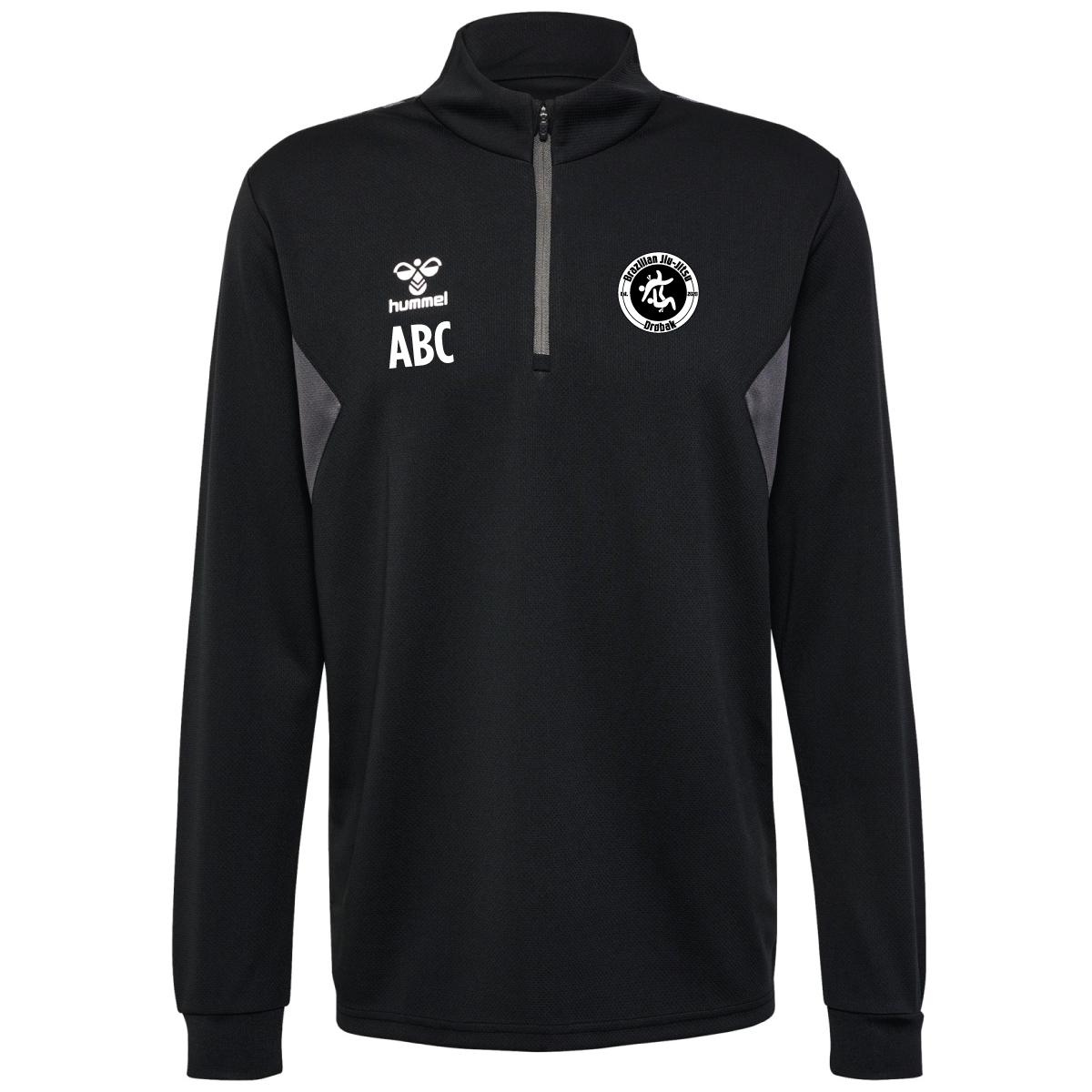 hmlAUTHENTIC PL HALF ZIP SWEAT KIDS BLACK