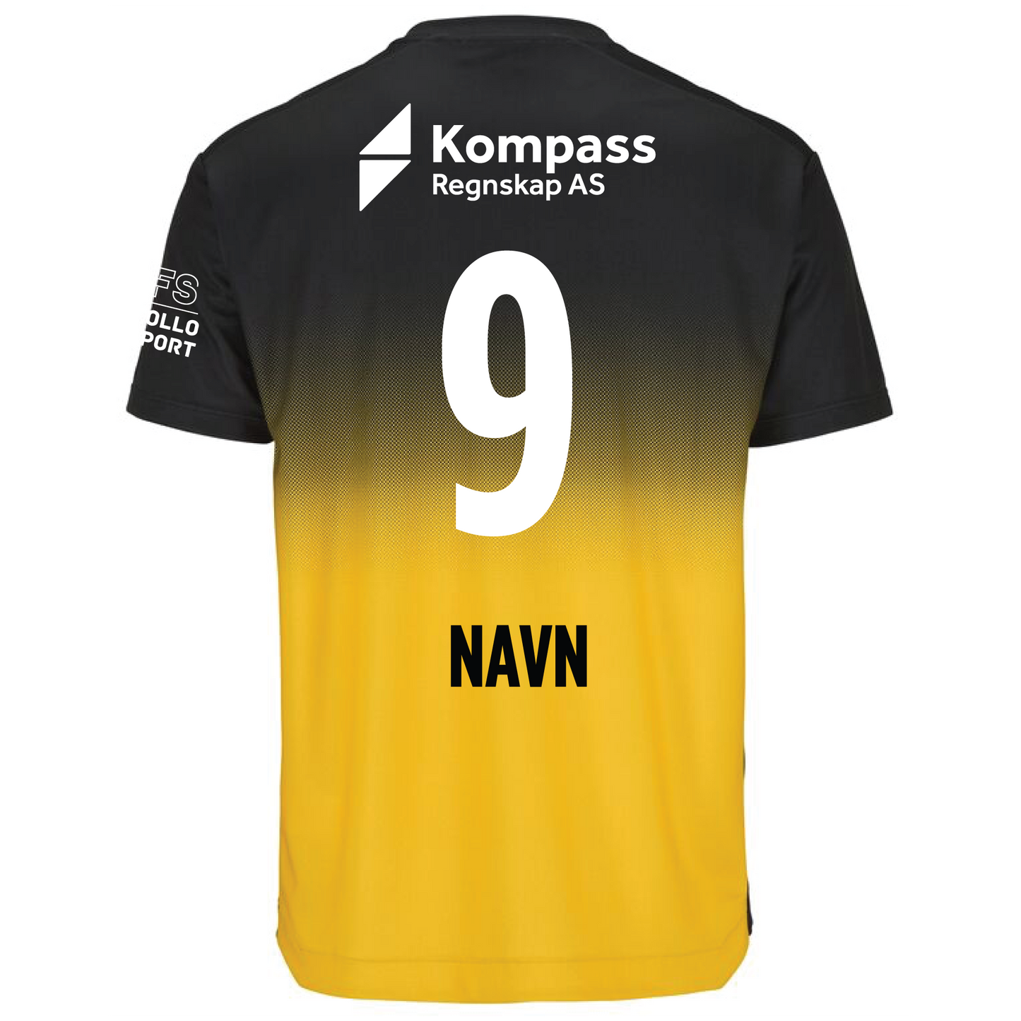 Evolve 2.0 Structured Graphic Jersey M Black/Sweden Yellow