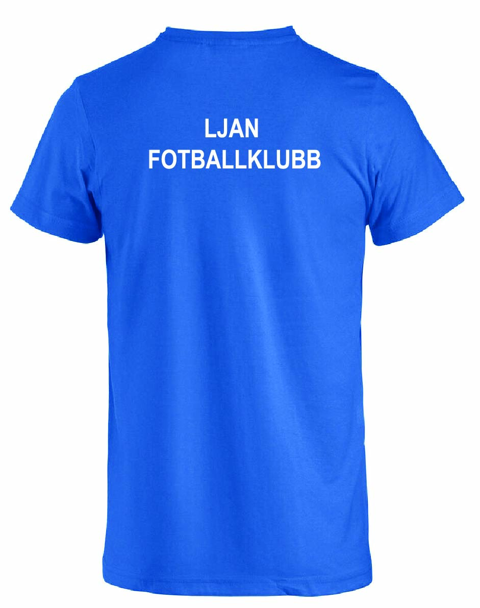 Ljan Fotballklubb t-skjorte blå