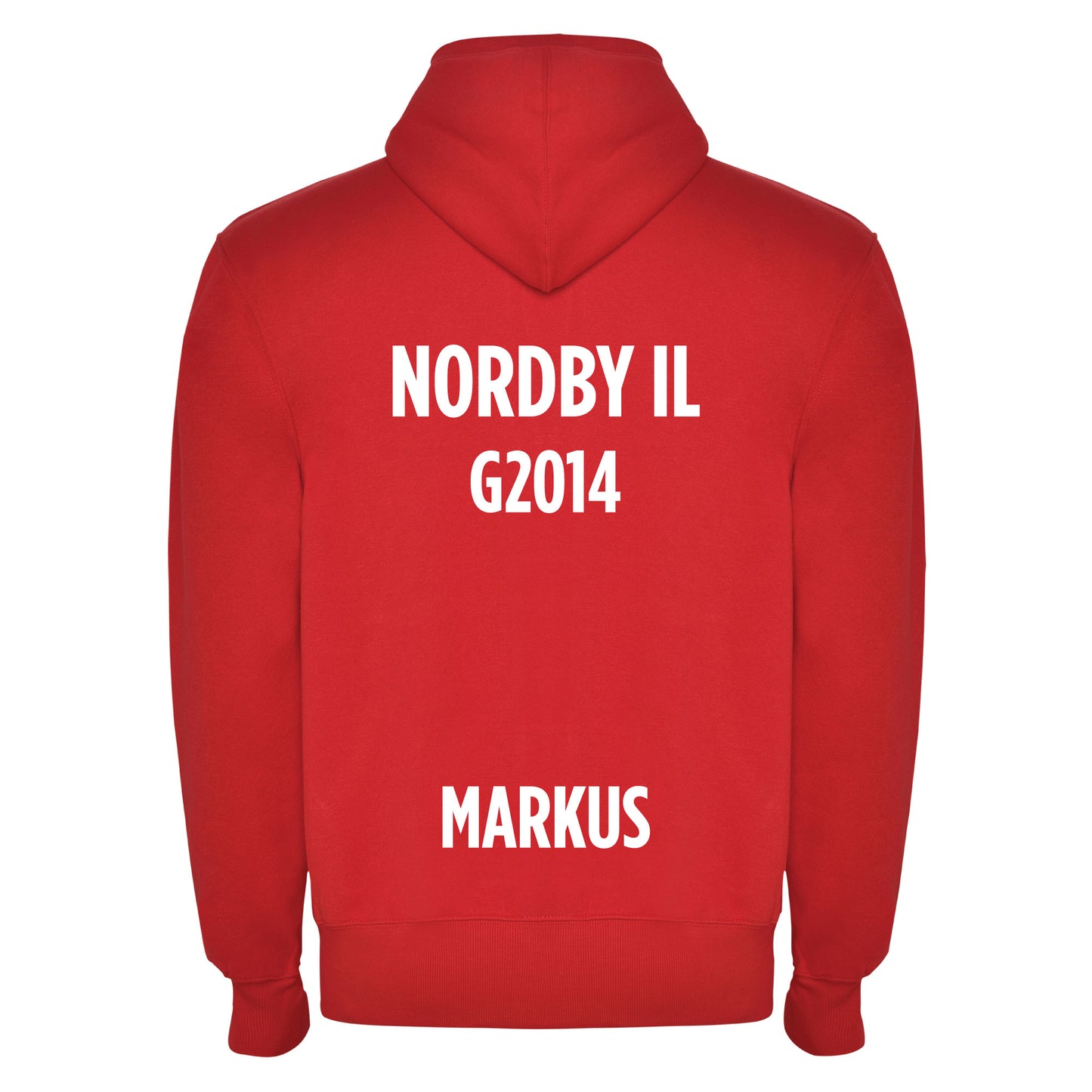 Nordby hettejakke rød