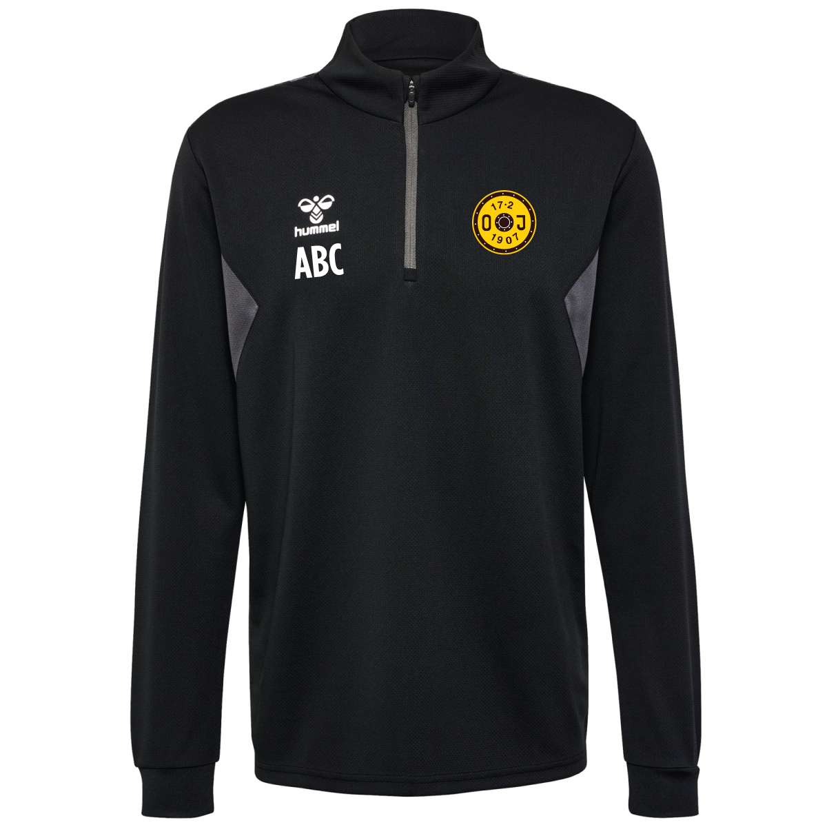 hmlAUTHENTIC PL HALF ZIP SWEAT KIDS BLACK