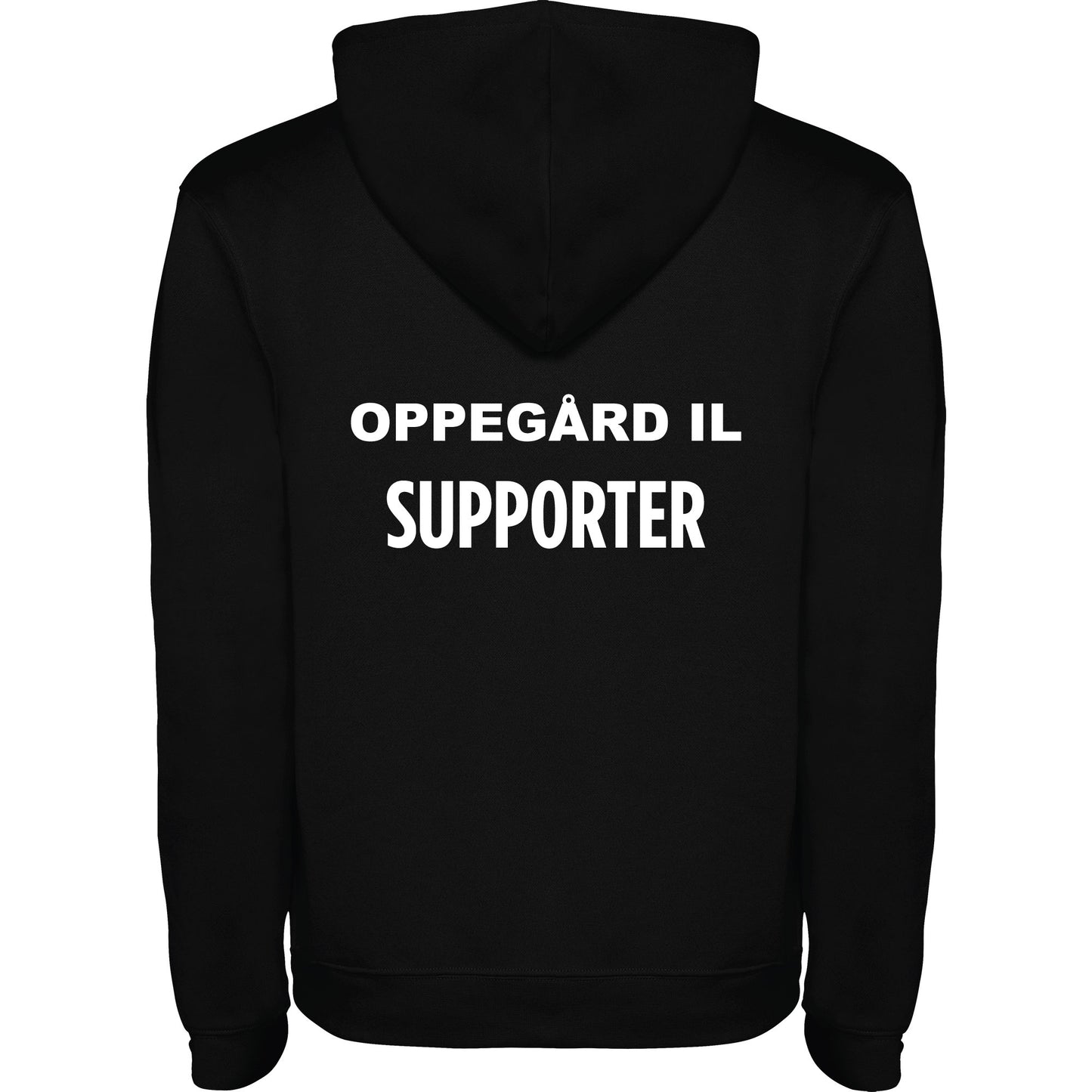 Oppegård Supporter Hettegenser Sort