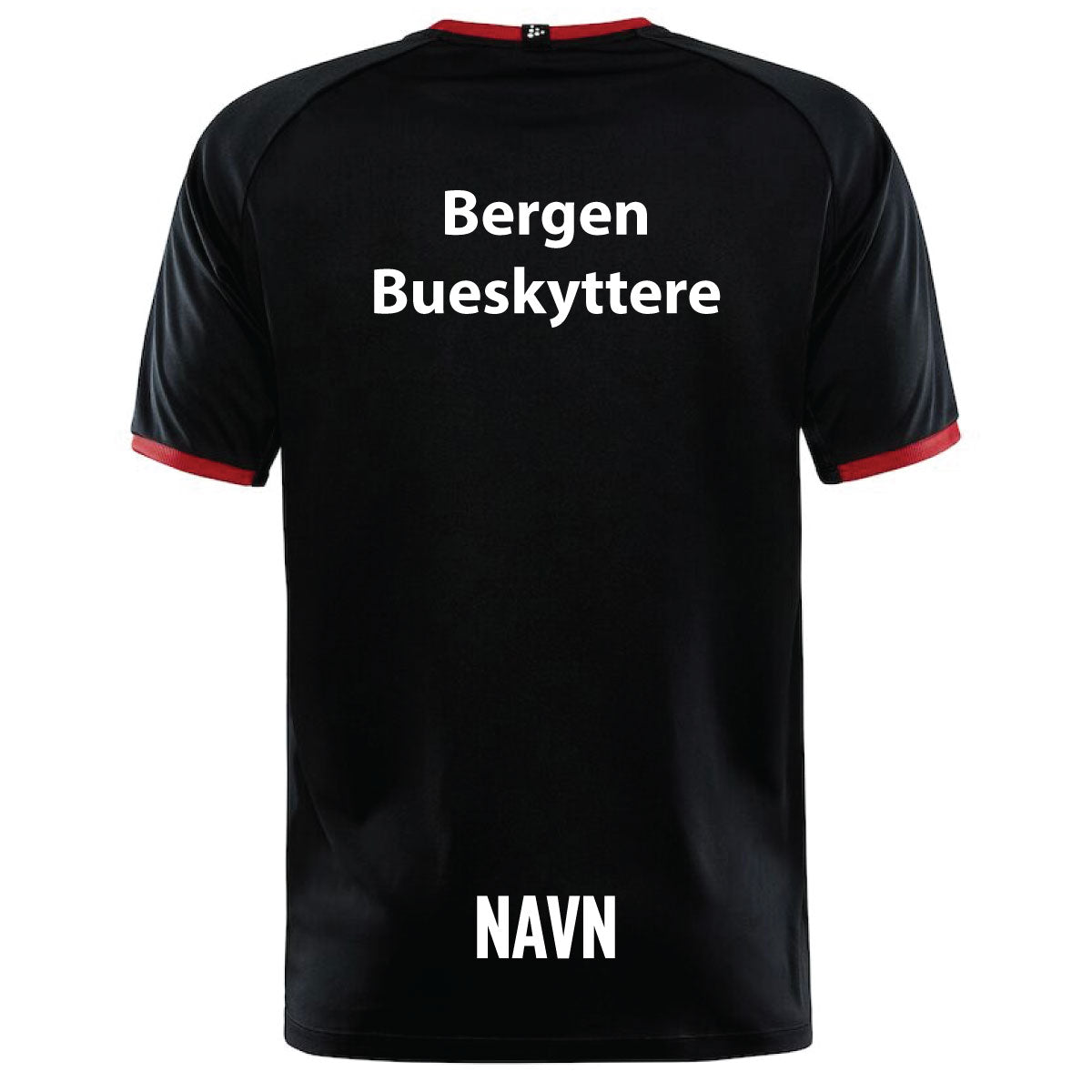 Progress 2.0 Graphic Jersey JR Black/Bright Red