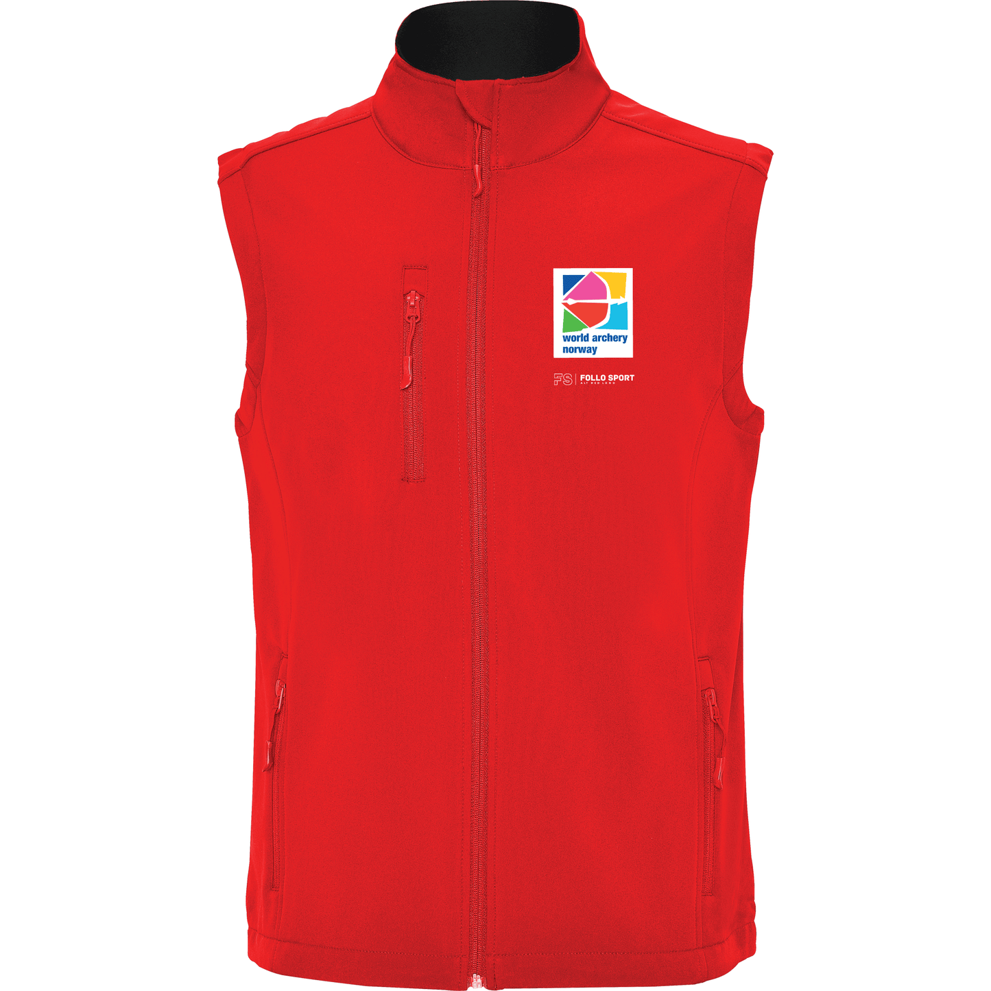 Quebec Soft Shell vest Rød