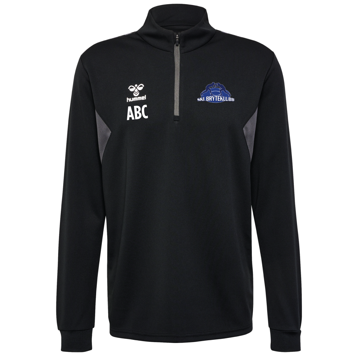 hmlAUTHENTIC PL HALF ZIP SWEAT KIDS BLACK