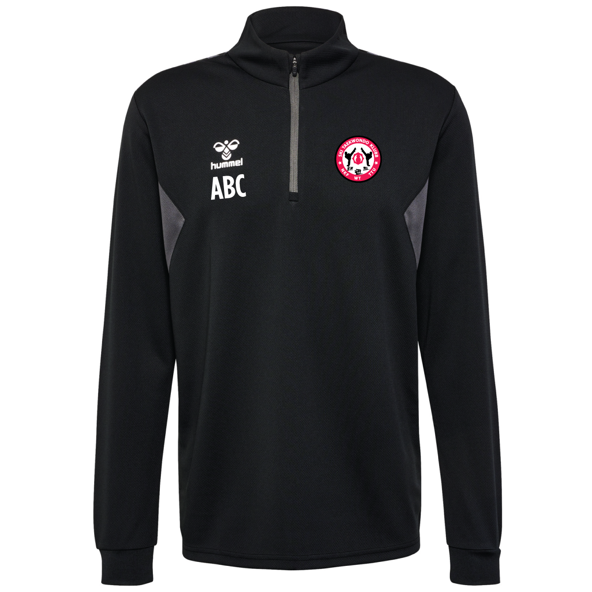 hmlAUTHENTIC PL HALF ZIP SWEAT KIDS BLACK