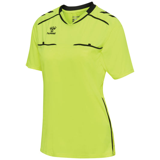 hmlREFEREE JERSEY S/S WOMAN NEON YELLOW