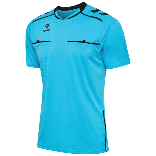 hmlREFEREE JERSEY S/S NEON BLUE