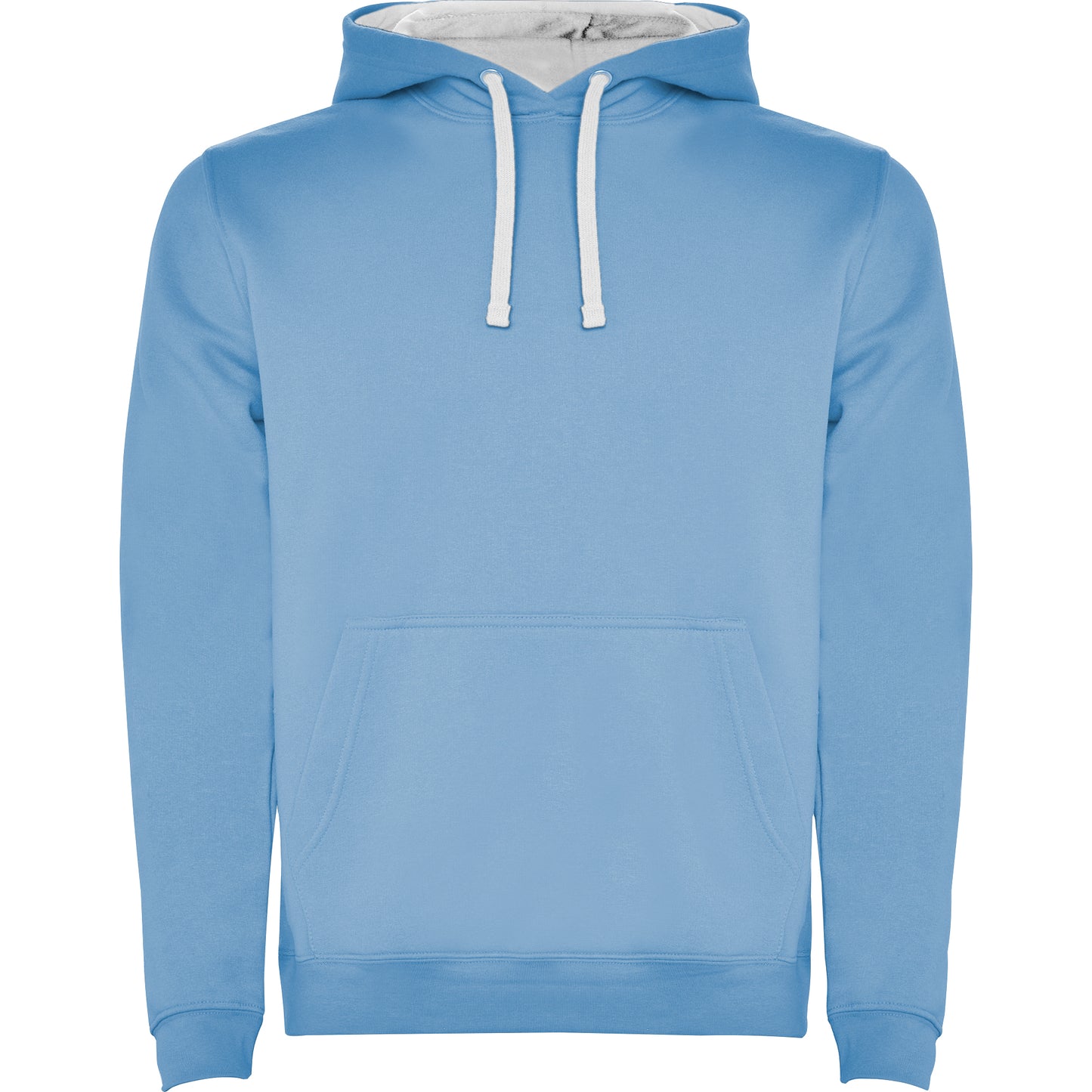 Urban hoodie barn Sky Blå/Hvit