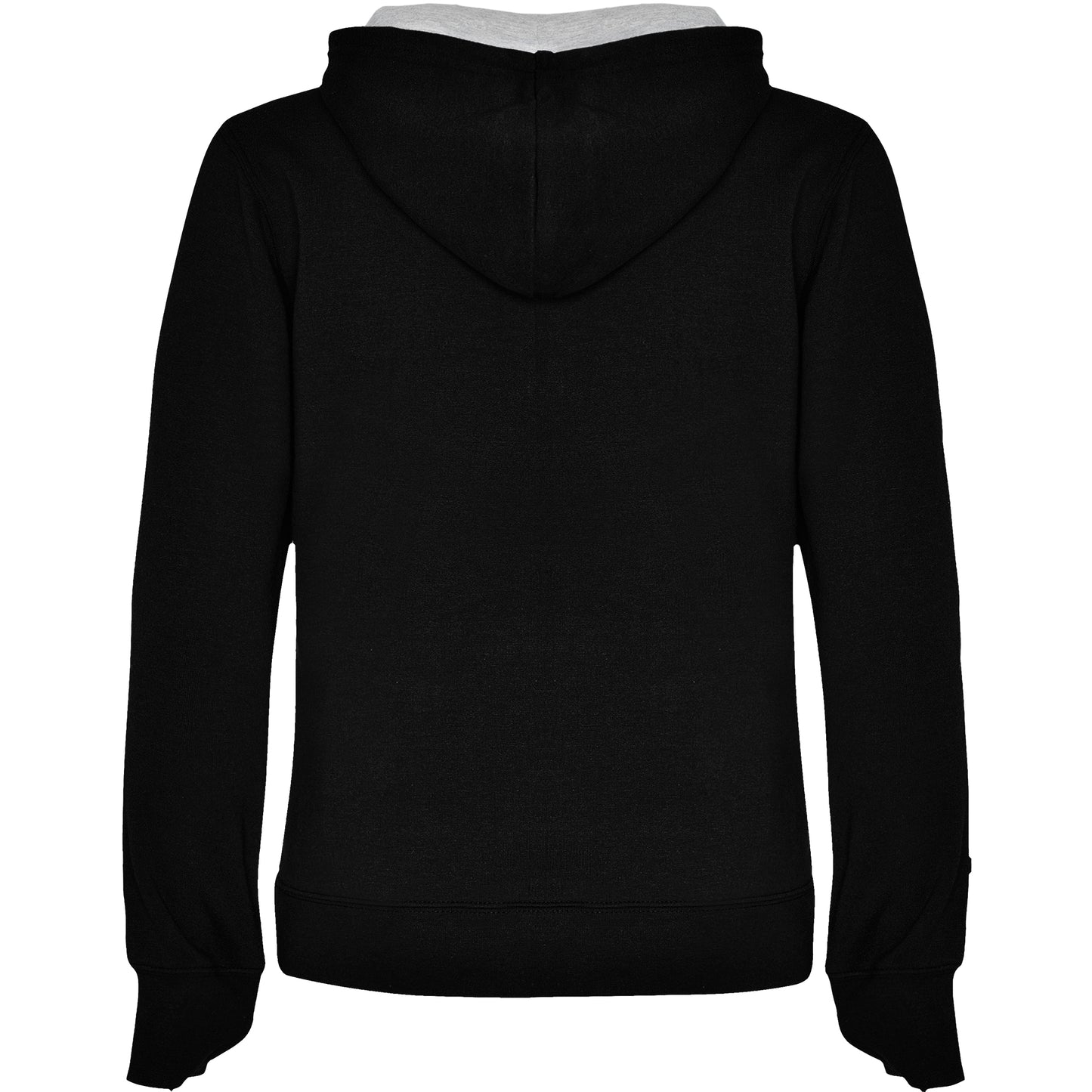 Urban hoodie dame Sort/Heather Grey
