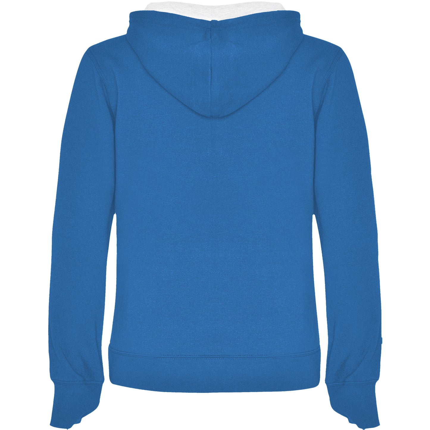 Urban hoodie dame Royal/Hvit