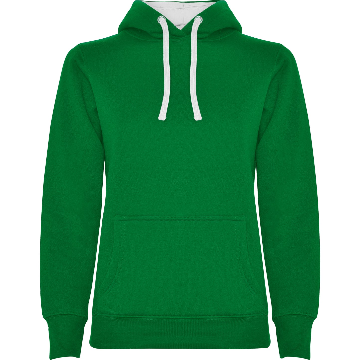 Urban hoodie dame Kelly Grønn/Hvit