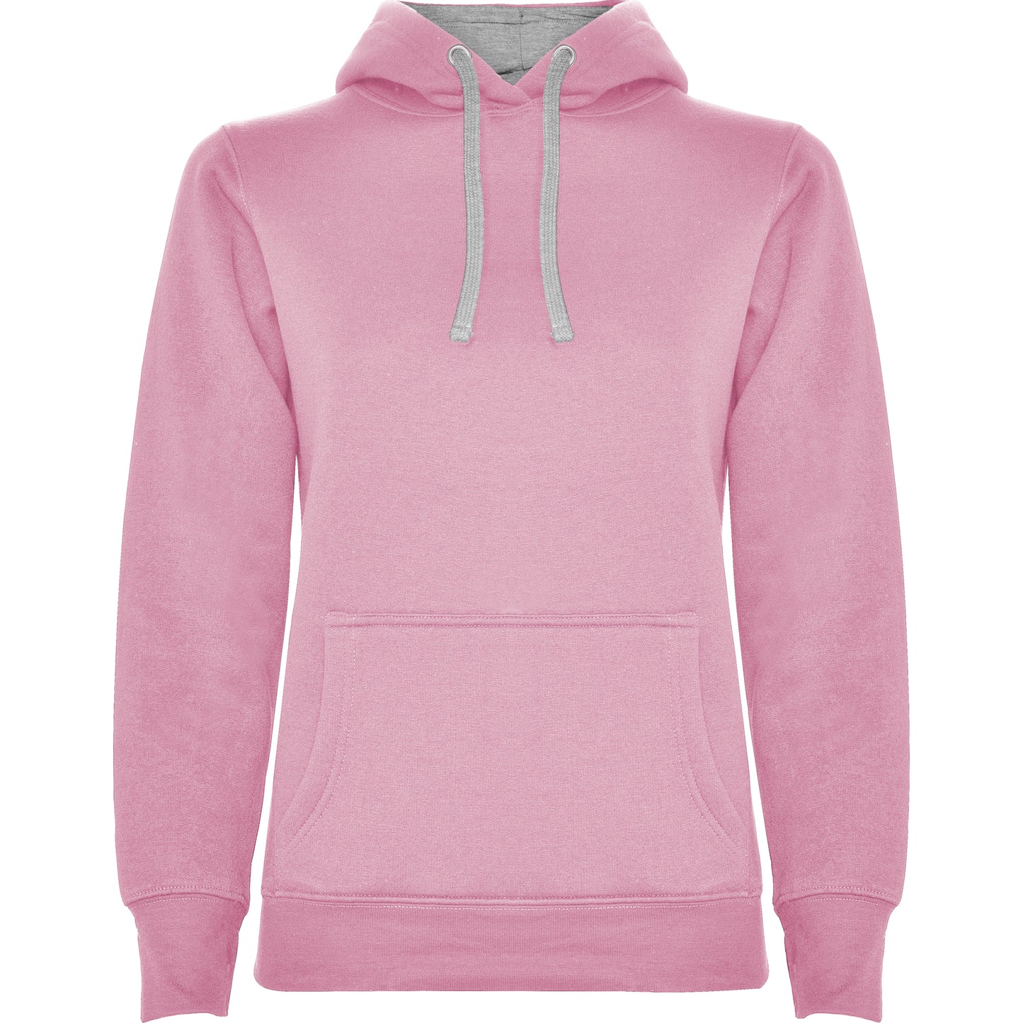 Urban hoodie dame Lyserosa/Grå