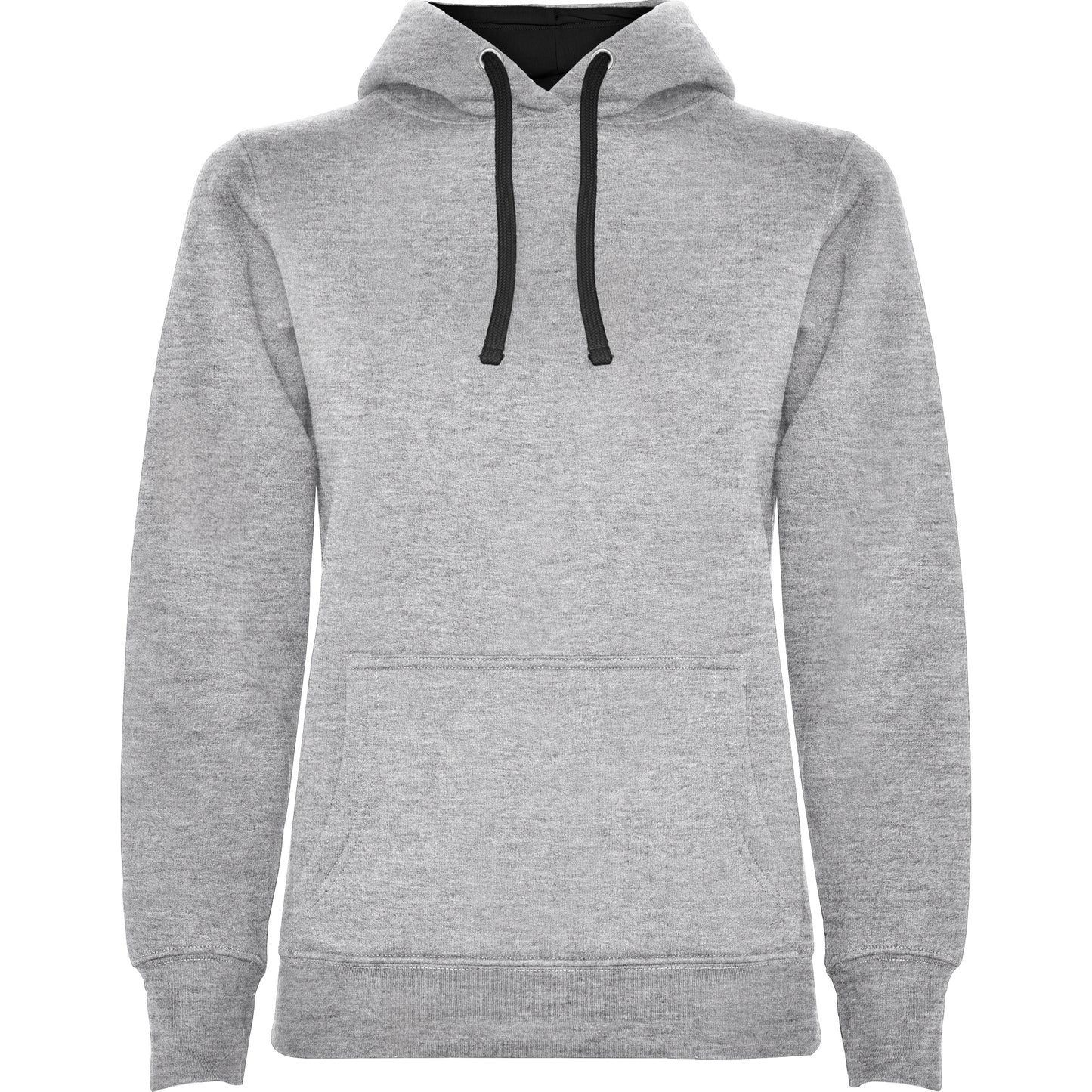 Urban hoodie dame Grå/Sort