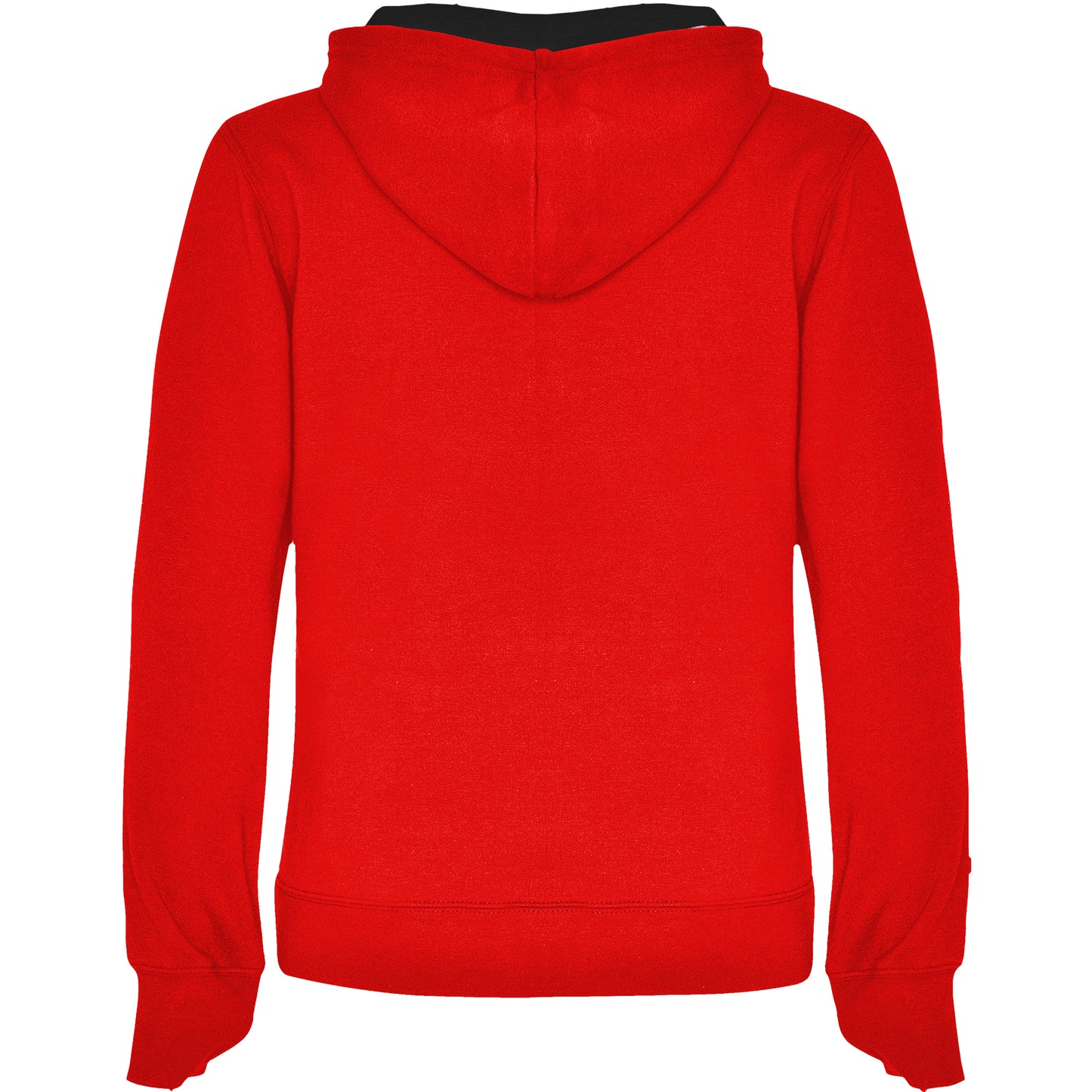 Urban hoodie dame Rød/Sort