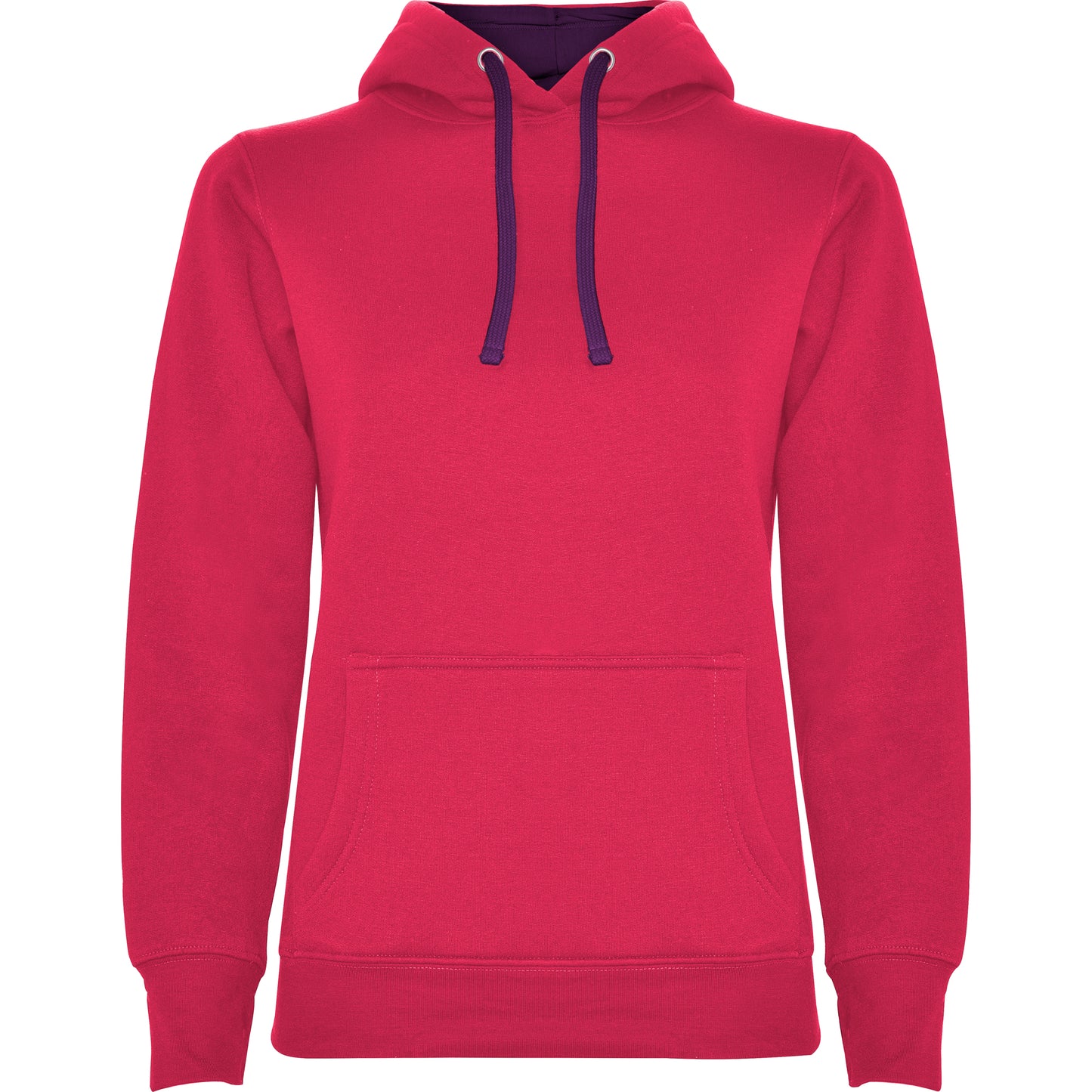 Urban hoodie dame Fuchsia/Lilla