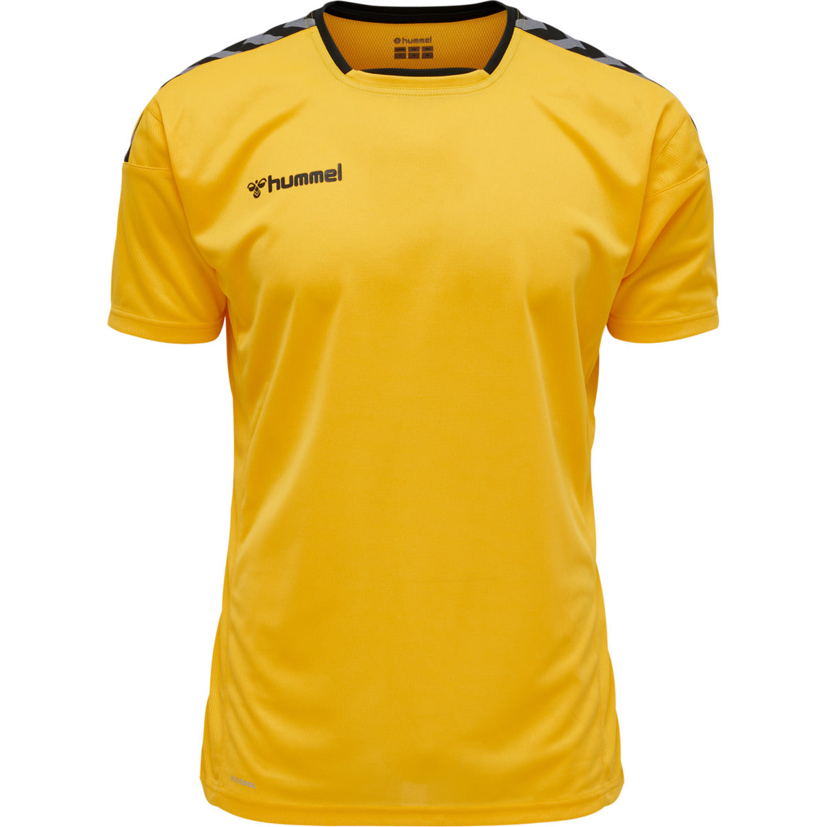 hmlAUTHENTIC POLY JERSEY S/S SPORTS YELLOW/BLACK