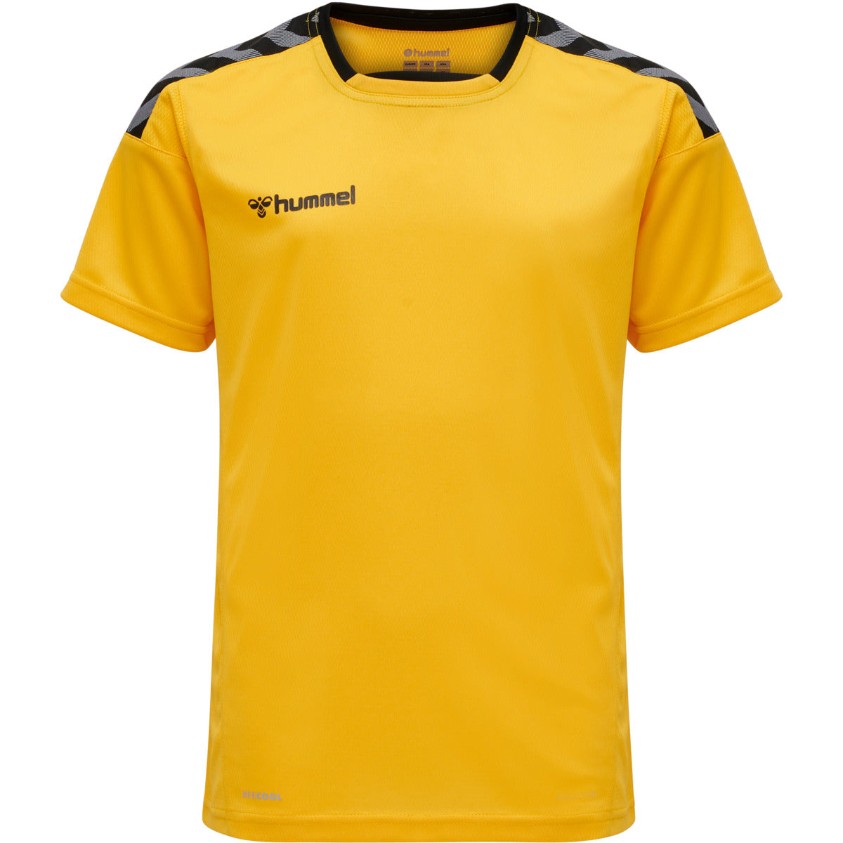 hmlAUTHENTIC KIDS POLY JERSEY S/S SPORTS YELLOW/BLACK