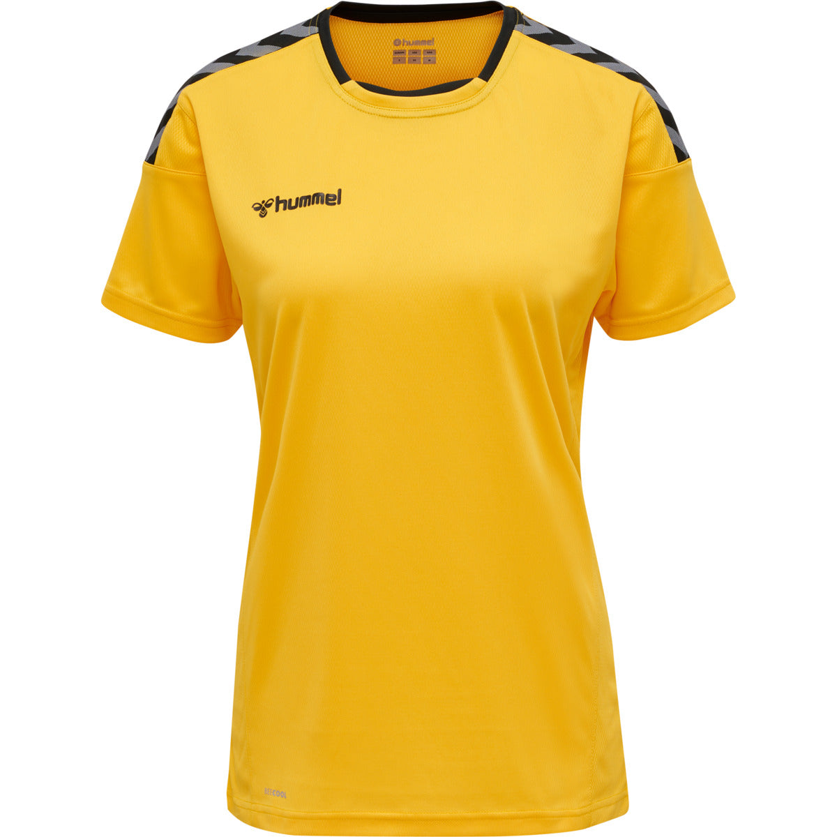 hmlAUTHENTIC POLY JERSEY WOMAN S/S SPORTS YELLOW/BLACK