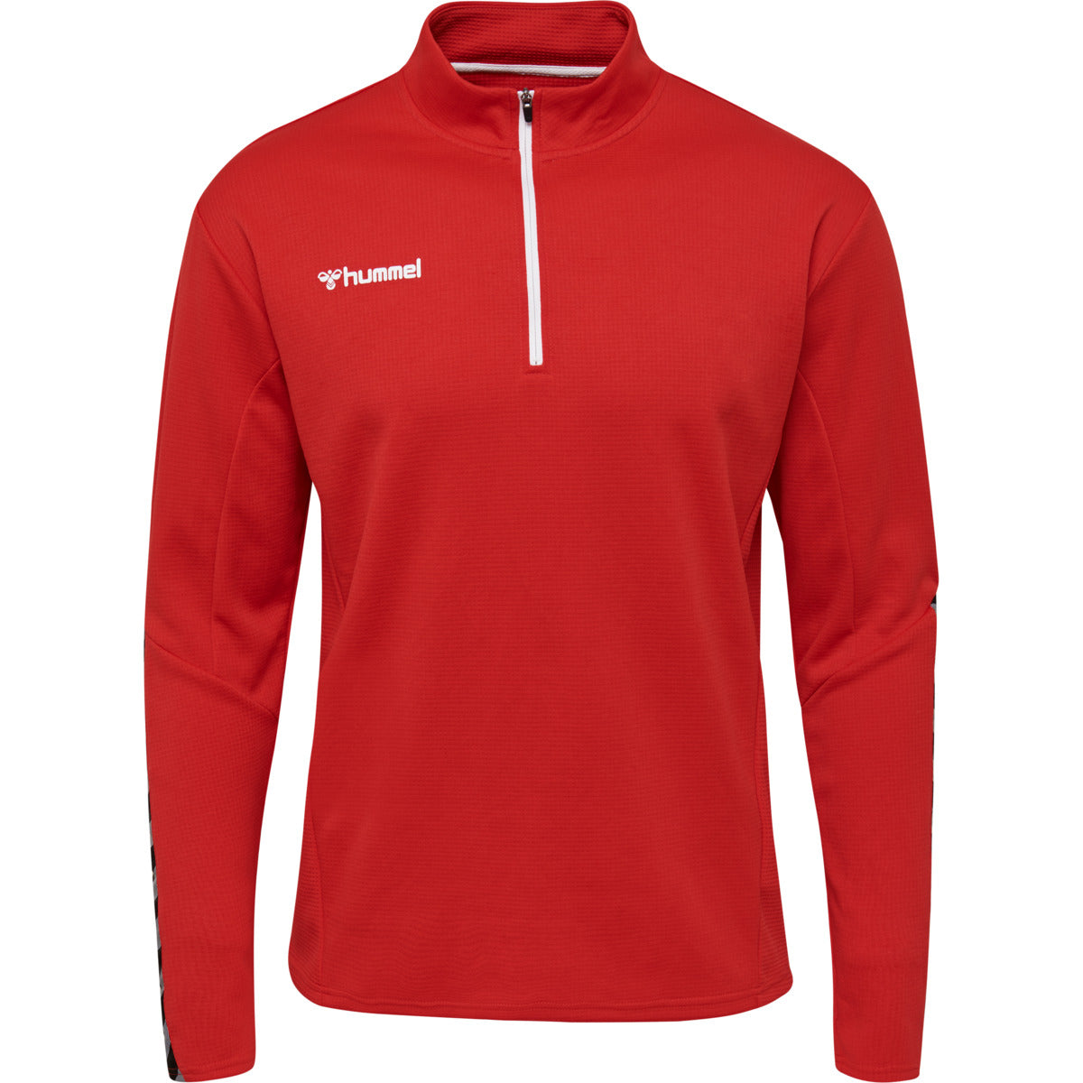 hmlAUTHENTIC HALF ZIP SWEATSHIRT TRUE RED