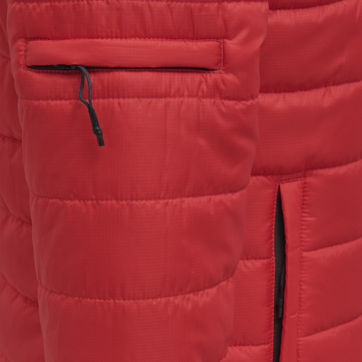 hmlNORTH QUILTED HOOD JACKET WOMAN TRUE RED