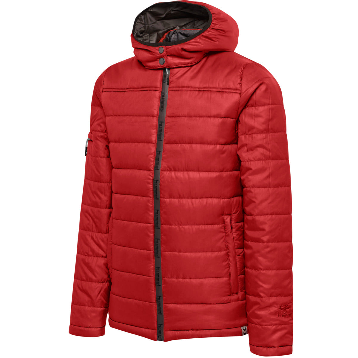 hmlNORTH QUILTED HOOD JACKET KIDS TRUE RED