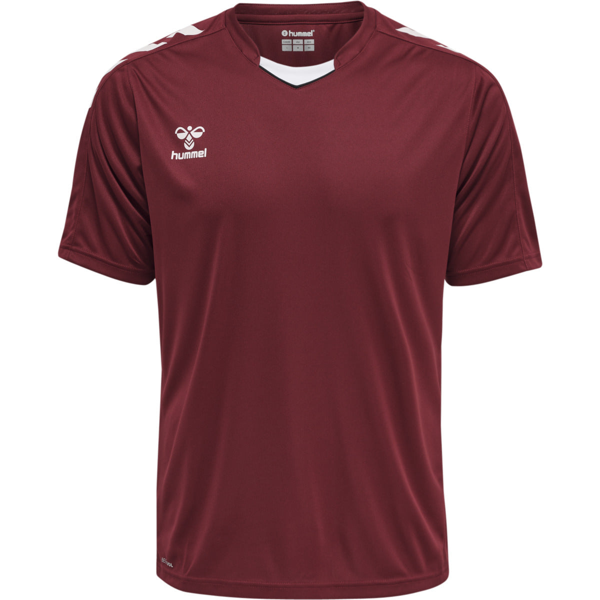 hmlCORE XK POLY JERSEY S/S MAROON