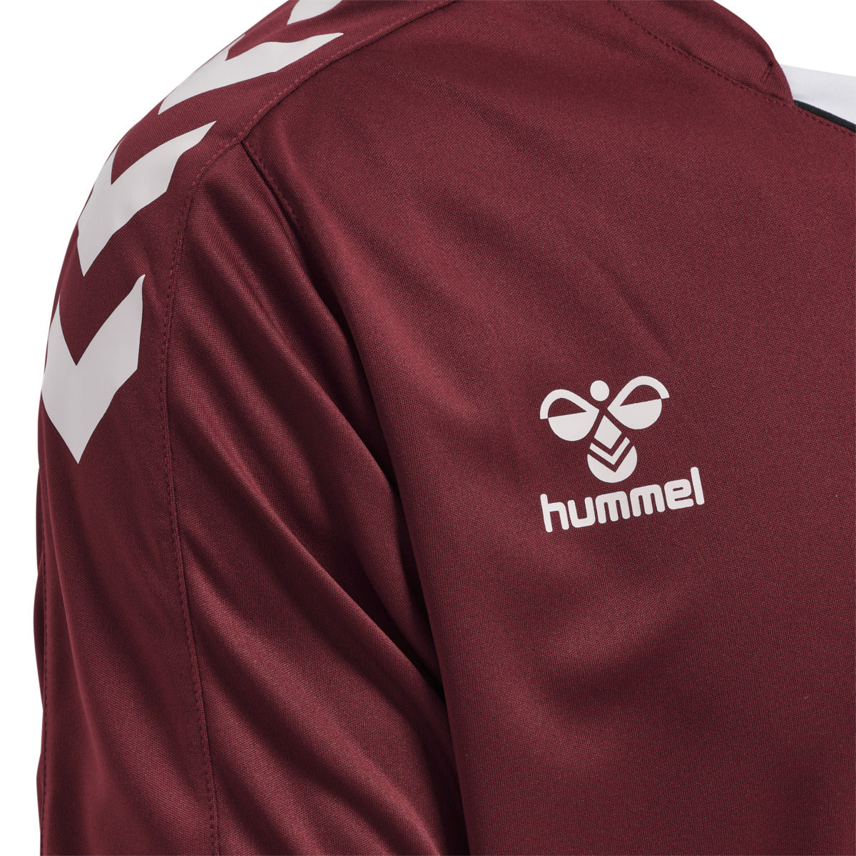 hmlCORE XK POLY JERSEY S/S MAROON