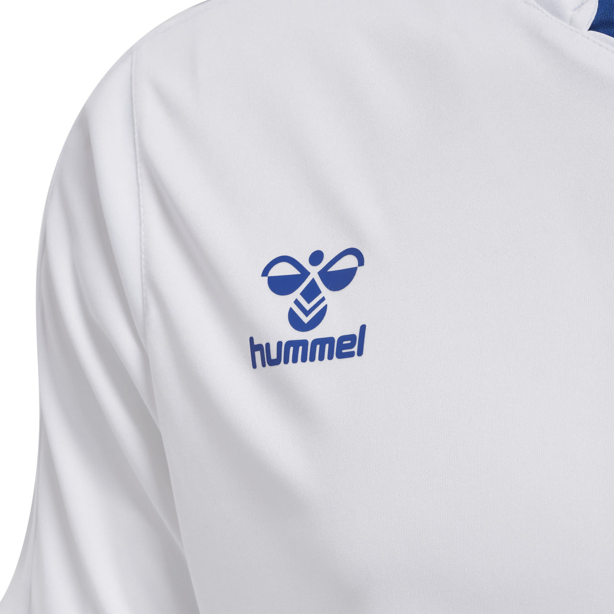 hmlCORE XK POLY JERSEY S/S WHITE/TRUE BLUE