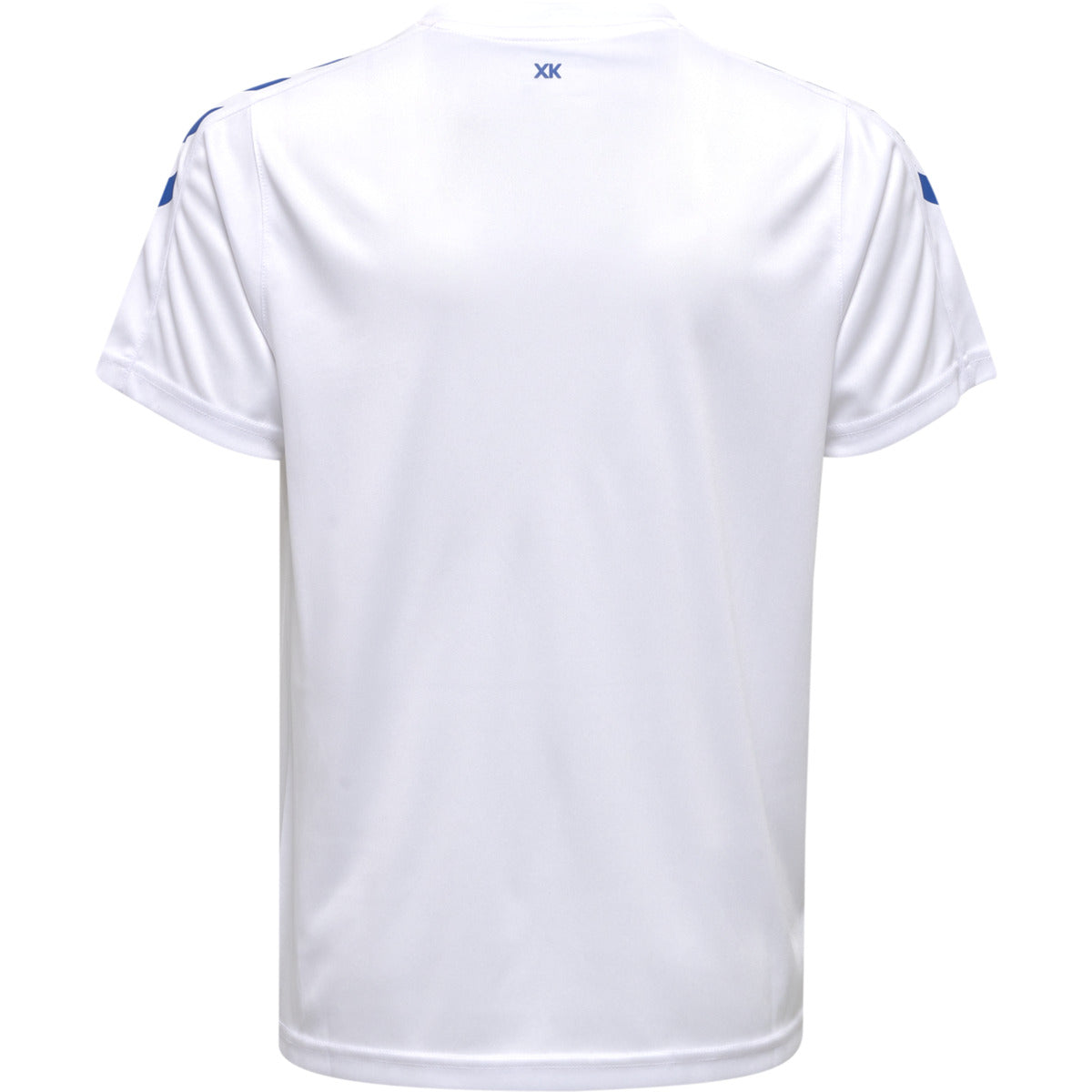 hmlCORE XK POLY JERSEY S/S KIDS WHITE/TRUE BLUE