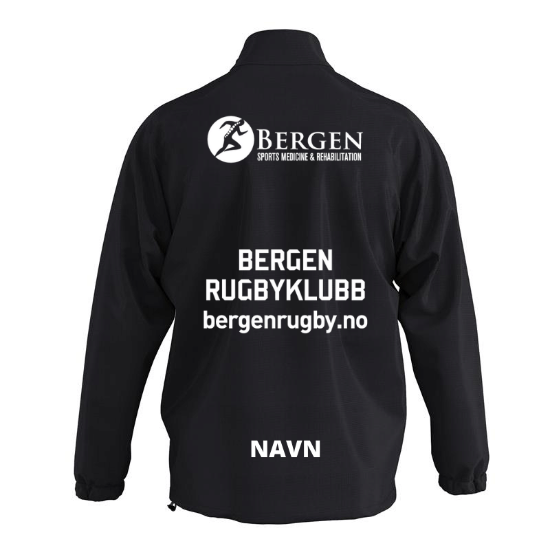 Bergen Rugby Edmonton 3.0 windbraker rygg