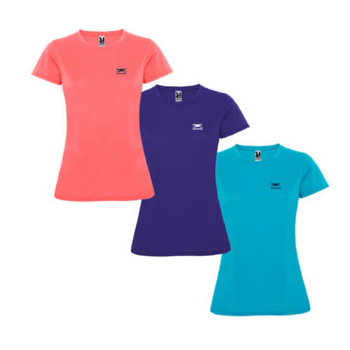 CR 3-pack dame treningsttrøye teknisk pustende