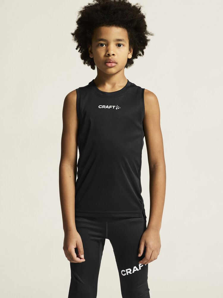 Rush 2.0 Singlet Jr Black