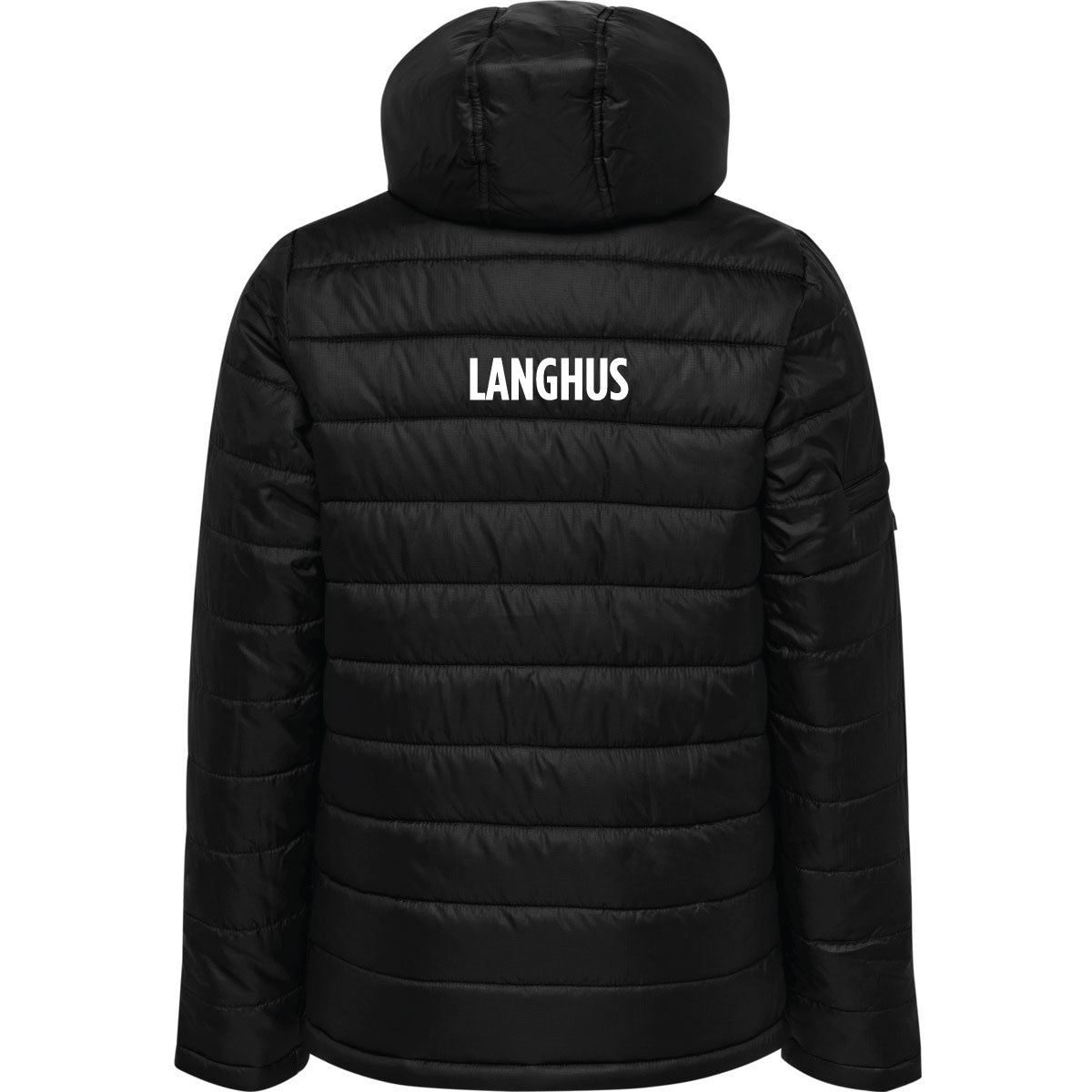 hmlNORTH QUILTED HOOD JACKET WOMAN BLACK/ASPHALT