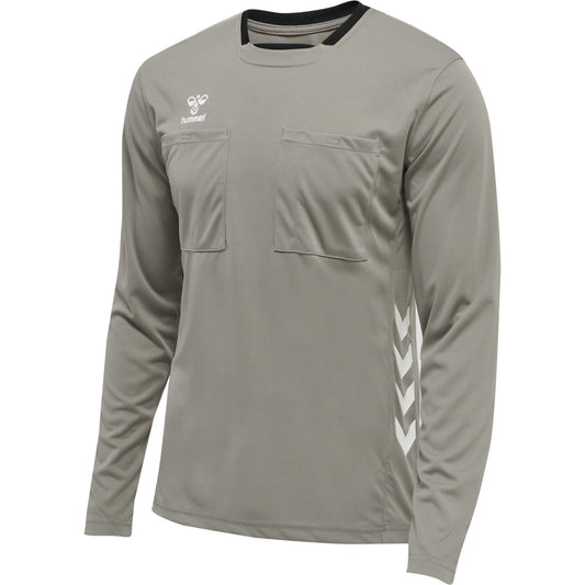 hmlREFEREE CHEVRON JERSEY L/S STEEPLE GRAY