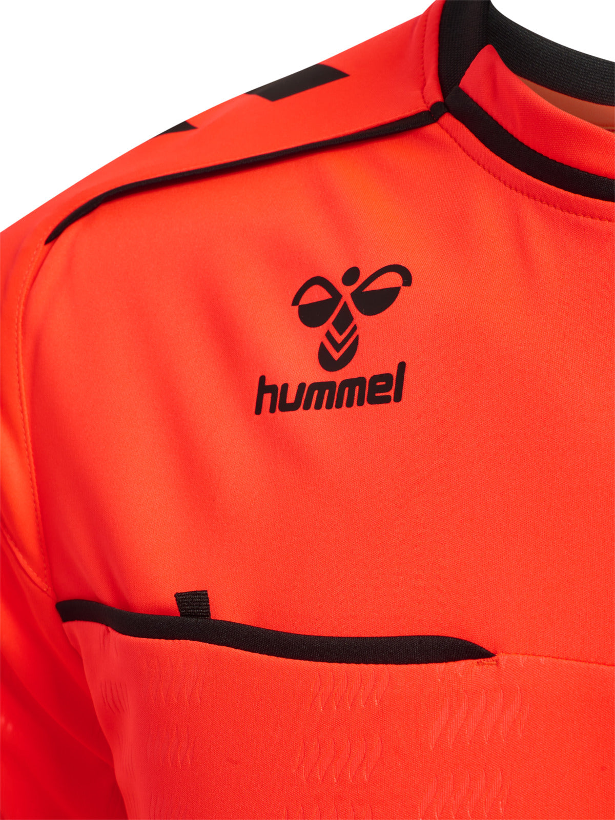 hmlREFEREE JERSEY L/S NEON ORANGE