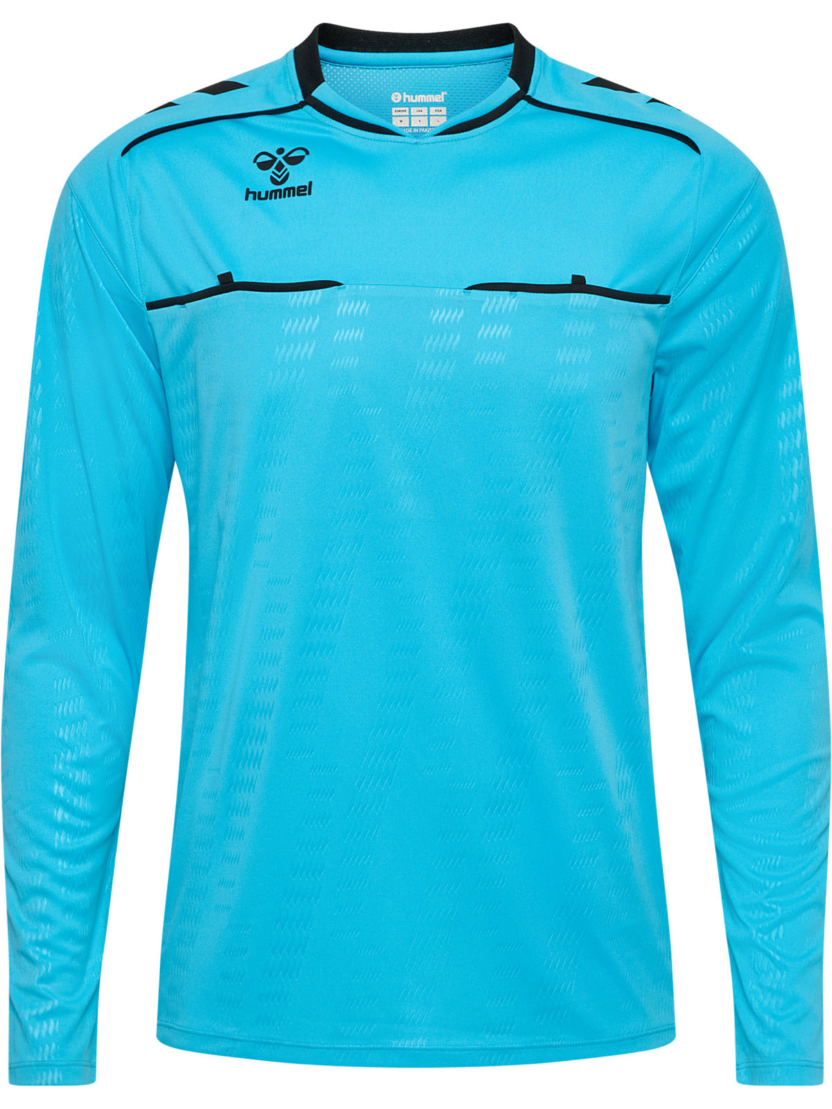 hmlREFEREE JERSEY L/S NEON BLUE