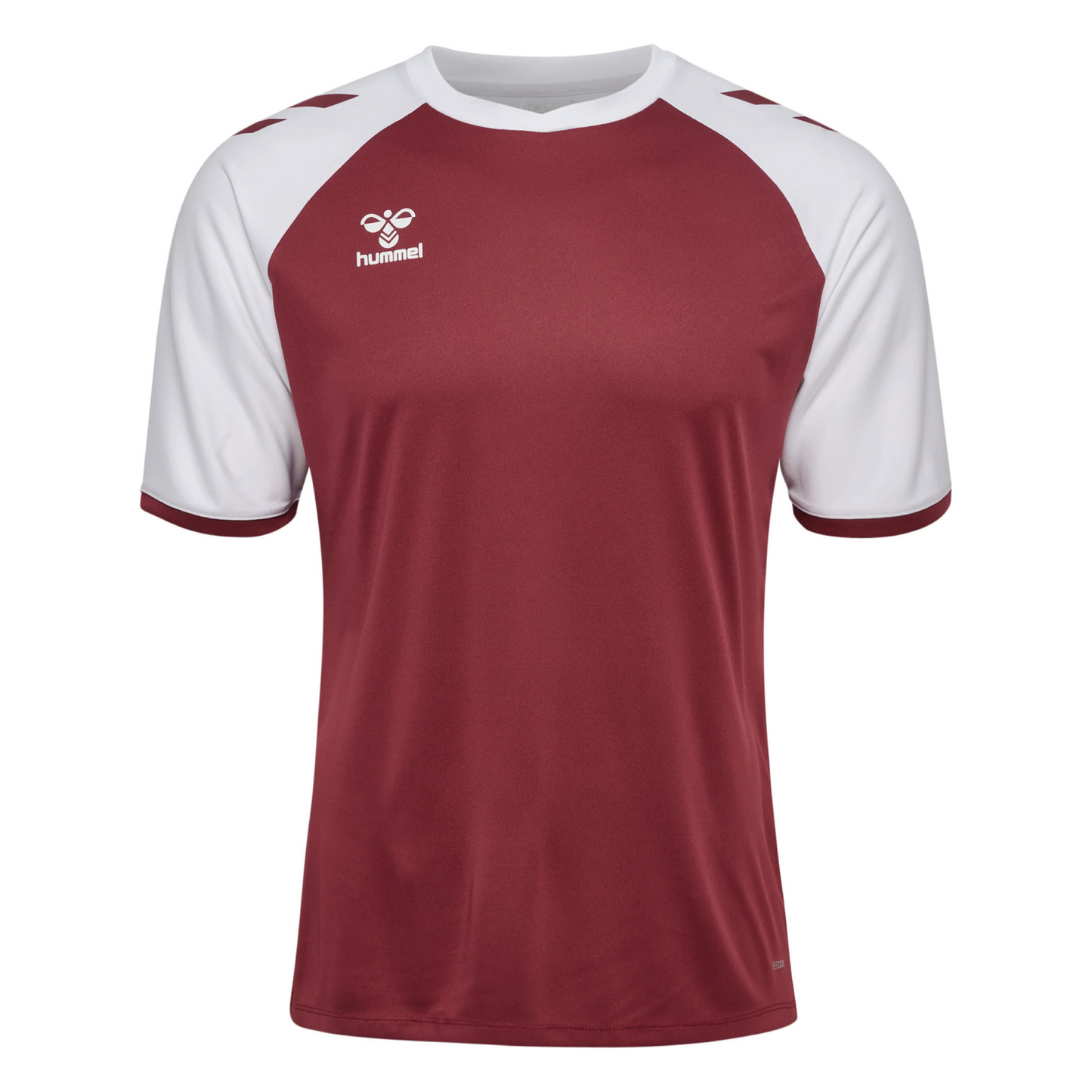 hmlMATCH LEAGUE JERSEY S/S KIDS MAROON/WHITE