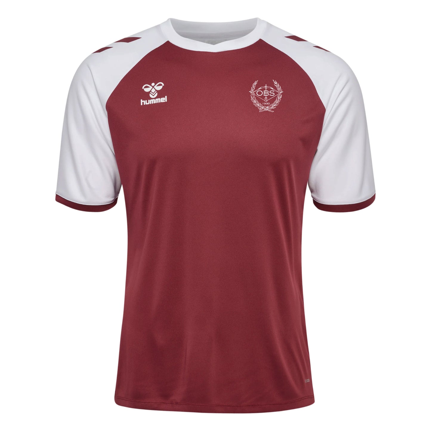 hmlMATCH LEAGUE JERSEY S/S MAROON/WHITE