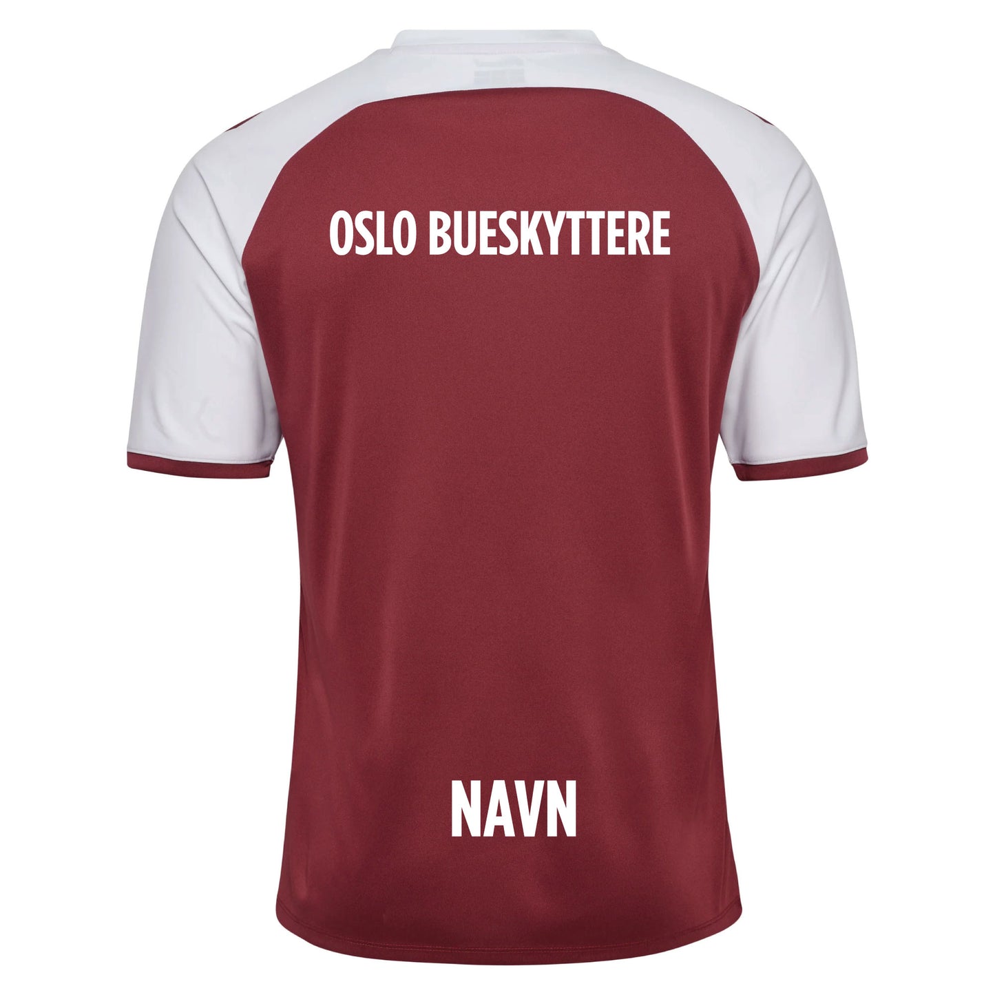 hmlMATCH LEAGUE JERSEY S/S MAROON/WHITE