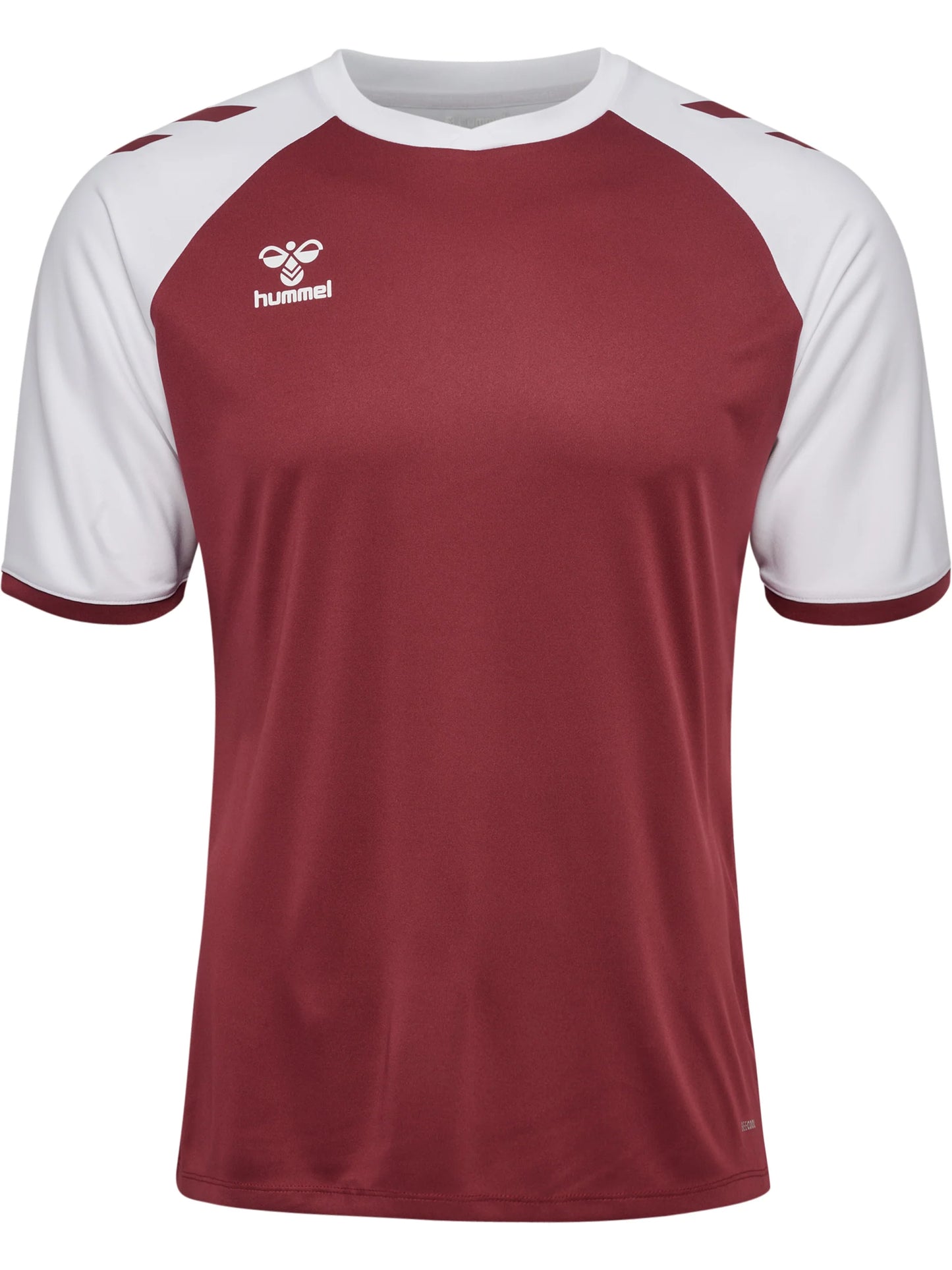 hmlMATCH LEAGUE JERSEY S/S MAROON/WHITE