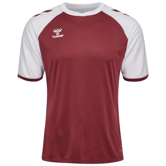 hmlMATCH LEAGUE JERSEY S/S MAROON/WHITE