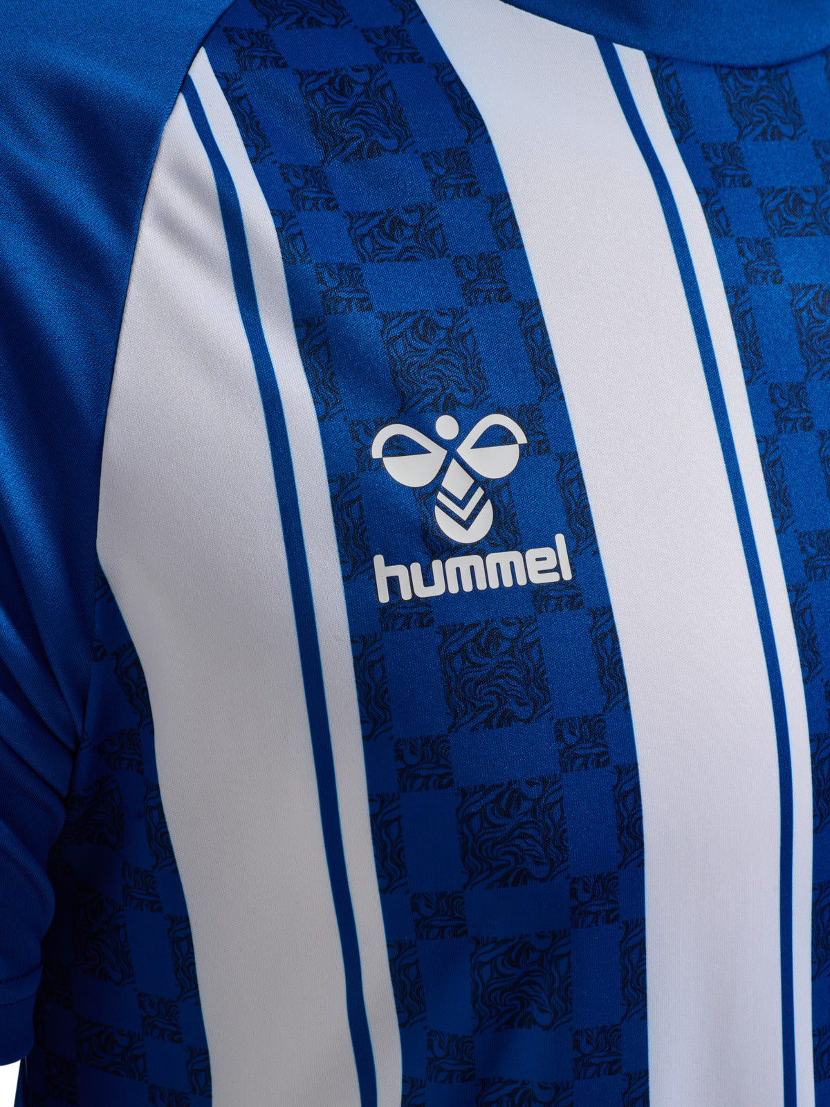 hmlMATCH STRIPED JERSEY S/S TRUE BLUE/WHITE