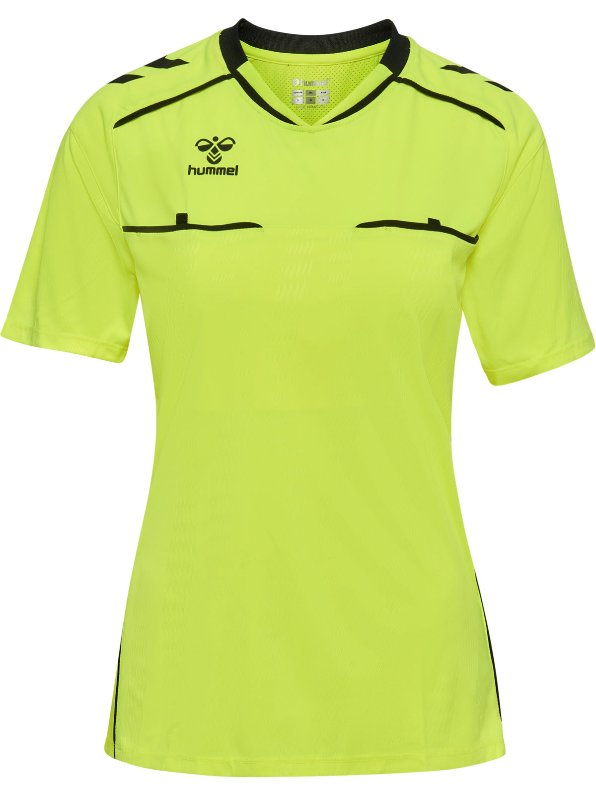 hmlREFEREE JERSEY S/S WOMAN NEON YELLOW