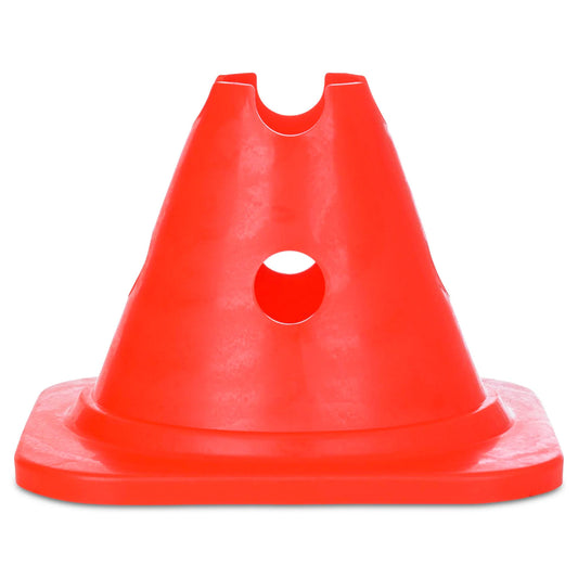 Marking cone w/holes red 15 cm