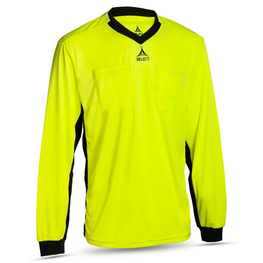 Referee shirt L/S v21 yellow/black